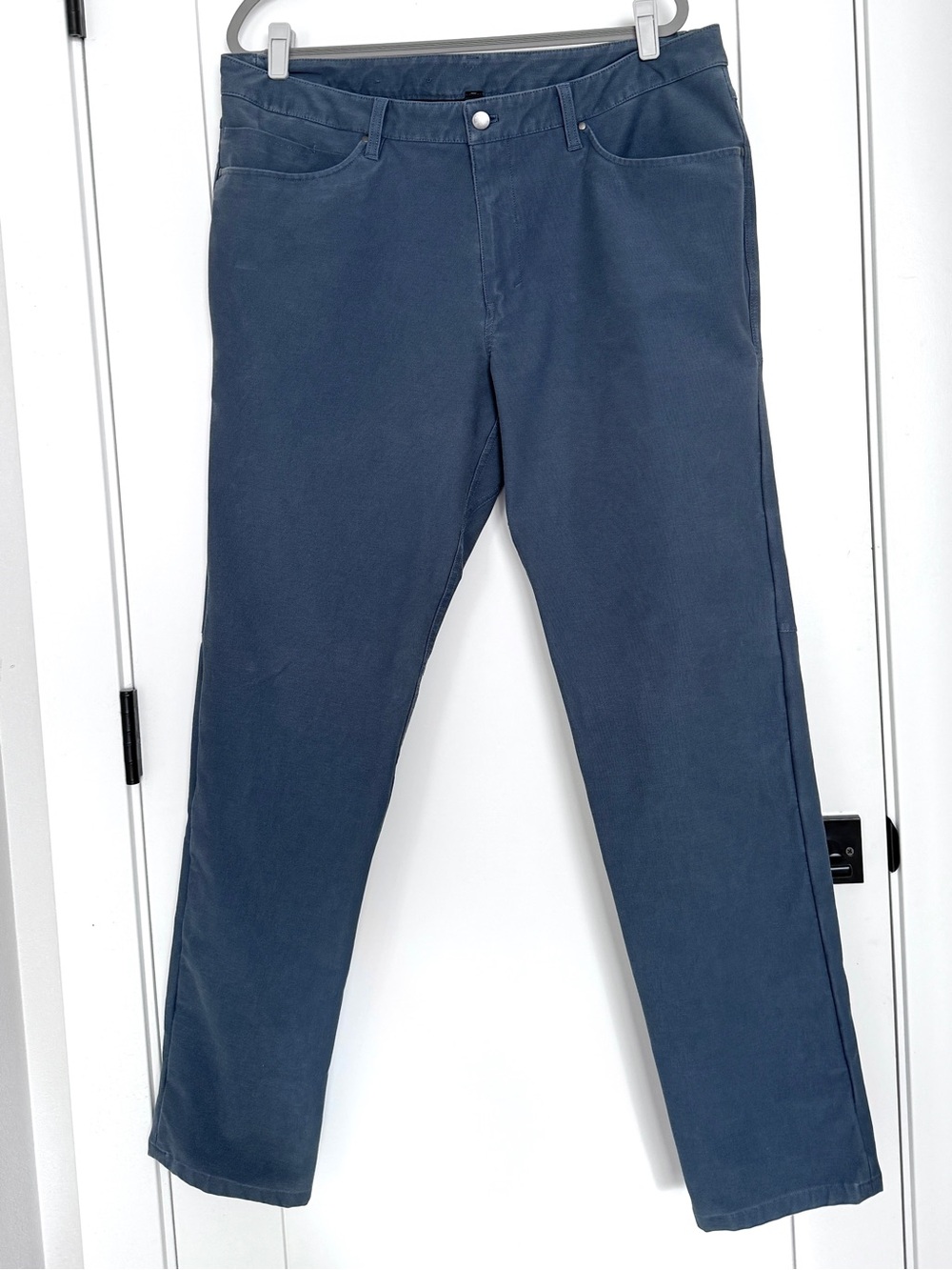 Lululemon ABC Classic Fit Pant 38x34 Utilitech Iron Blue Mens